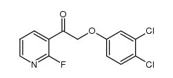 1-(2-fluoro-pyridin-3-yl)-2-(3,4-dichloro-phenoxy)-ethanone Structure