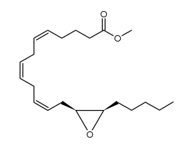 14(S),15(R)-epoxyeicosatrienoic acid methyl ester Structure