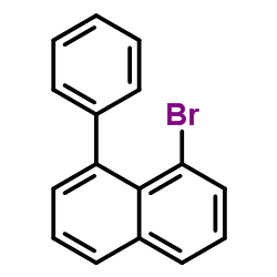 1-Bromo-8-phenylnaphthalene Structure