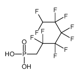 2,2,3,3,4,4,5,5,6,6-decafluorohexylphosphonic acid Structure