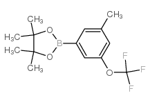 3-甲基-5-(三氟甲氧基)苯硼酸频那醇酯结构式