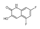 5,7-DIFLUORO-3-HYDROXYQUINOLIN-2(1H)-ONE structure