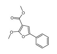 2-METHOXY-3-METHOXYCARBONYL-5-PHENYL-FURAN Structure