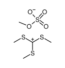 tris-methylsulfanyl-methane sulfuric acid monomethyl ester salt Structure