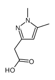 2-(1,5-二甲基-1H-吡唑-3-基)乙酸结构式