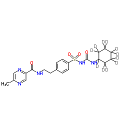 Glipizide-d11结构式