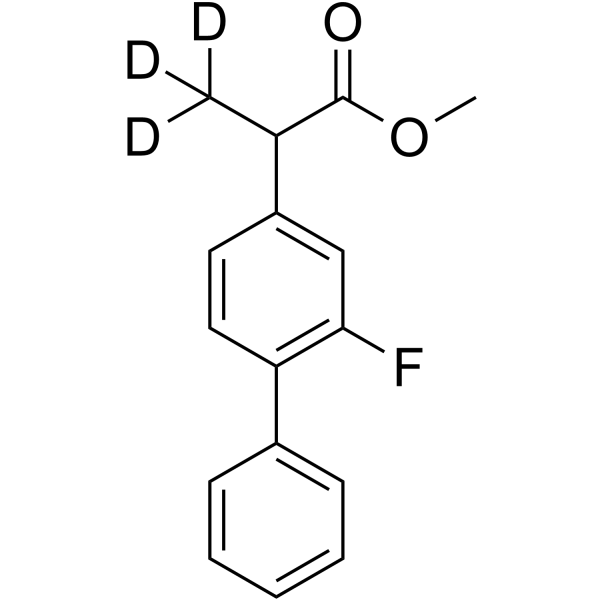 Methyl Flurbiprofen-d3 Structure