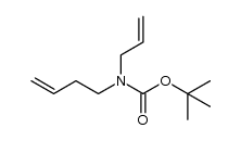 N-Boc-(3-butenyl)(allyl)amine结构式