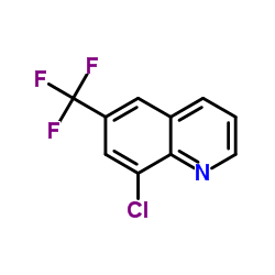 8-Chloro-6-(trifluoromethyl)quinoline Structure
