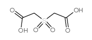 Acetic acid,2,2'-sulfonylbis- Structure