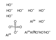 tetraaluminium decahydroxide sulphate Structure