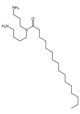 N-(4-aminobutyl)-N-(3-aminopropyl)hexadecanamide结构式
