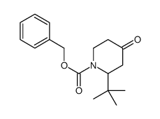 benzyl 2-tert-butyl-4-oxopiperidine-1-carboxylate Structure