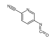 2-Pyridinecarbonitrile,5-isocyanato-(9CI) Structure