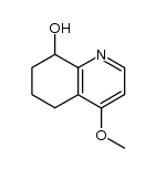 8-hydroxy-4-methoxy-5,6,7,8-tetrahydroquinoline结构式
