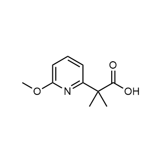 2-(6-甲氧基吡啶-2-基)-2-甲基丙酸结构式