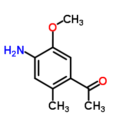 1-(4-Amino-5-methoxy-2-methylphenyl)ethanone Structure
