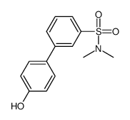4'-Hydroxy-N,N-dimethyl-[1,1'-biphenyl]-3-sulfonamide Structure