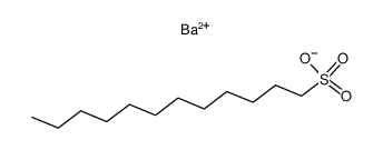dodecane-1-sulfonic acid, barium salt Structure