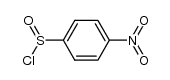 p-nitrobenzenesulfinyl chloride结构式