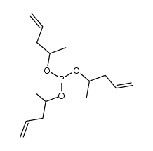 phosphoric acid tris-(1-methyl-but-3-enyl ester)结构式