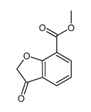 3-氧代-2,3-二氢苯并呋喃-7-羧酸甲酯结构式