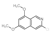 3-氯-6,8-二甲氧基异喹啉结构式