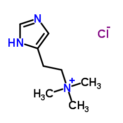 2-(1H-imidazol-5-yl)ethyl-trimethylazanium,chloride Structure