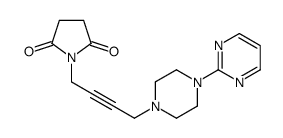 1-(4-(4-(2-Pyrimidinyl)-1-piperazinyl)-2-butynyl)-2,5-pyrrolidinedione结构式