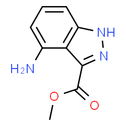 Methyl 4-amino-1H-indazole-3-carboxylate Structure