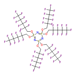 2,2,4,4,6,6-Hexakis[(2,2,3,3,4,4,5,5,5-nonafluoropentyl)oxy]-1,3,5,2λ5,4λ5,6λ5-triazatriphosphinine Structure