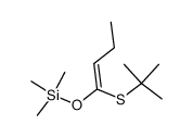 ((1-(tert-butylthio)but-1-en-1-yl)oxy)trimethylsilane Structure