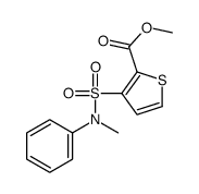 methyl 3-[methyl(phenyl)sulfamoyl]thiophene-2-carboxylate Structure