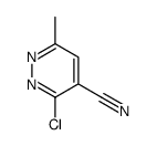 3-氯-6-甲基吡嗪-4-甲腈结构式