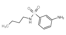 N-丁基-3-氨基苯磺酰胺结构式