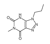 6-Methyl-3-propyl-3,4-dihydro-[1,2,3]triazolo[4,5-d]pyrimidine-5,7-dione Structure