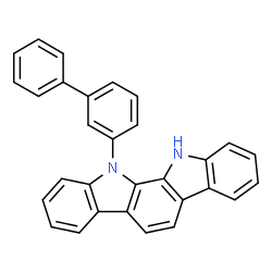 11-([1,1"-联苯]-3-基)-11,12-二氢吲哚并[2,3-a]咔唑结构式