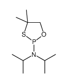 4,4-dimethyl-N,N-di(propan-2-yl)-1,3,2-oxathiaphospholan-2-amine Structure