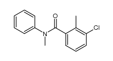 2,N-dimethyl-3-chloro-benzanilide结构式