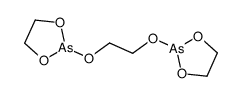2,2'-[ethylenebis(oxy)]bis[1,3,2-dioxarsolane] Structure