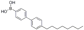 4'-N-辛基联苯-4-硼酸结构式