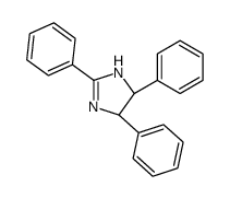 (4R,5R)-2,4,5-triphenyl-4,5-dihydro-1H-imidazole结构式