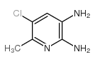 2,3-二氨基-5-氯-6-甲基吡啶结构式
