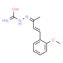 4-(o-Methoxyphenyl)-3-buten-2-one semicarbazone Structure