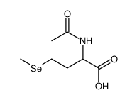 2-acetamido-4-(methylselanyl)butanoic acid结构式
