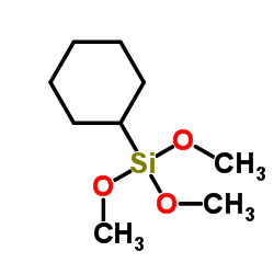 Cyclohexyl(trimethoxy)silane Structure