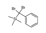 (α,α-dibromotolyl)-α-trimethylsilane Structure