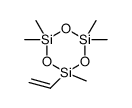 2-ethenyl-2,4,4,6,6-pentamethyl-1,3,5,2,4,6-trioxatrisilinane结构式