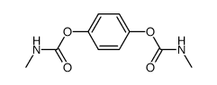 1,4-Bis(N-methylcarbamoyloxy)benzol结构式