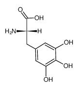 β-(3,4,5-Trihydroxyphenyl)alanin Structure